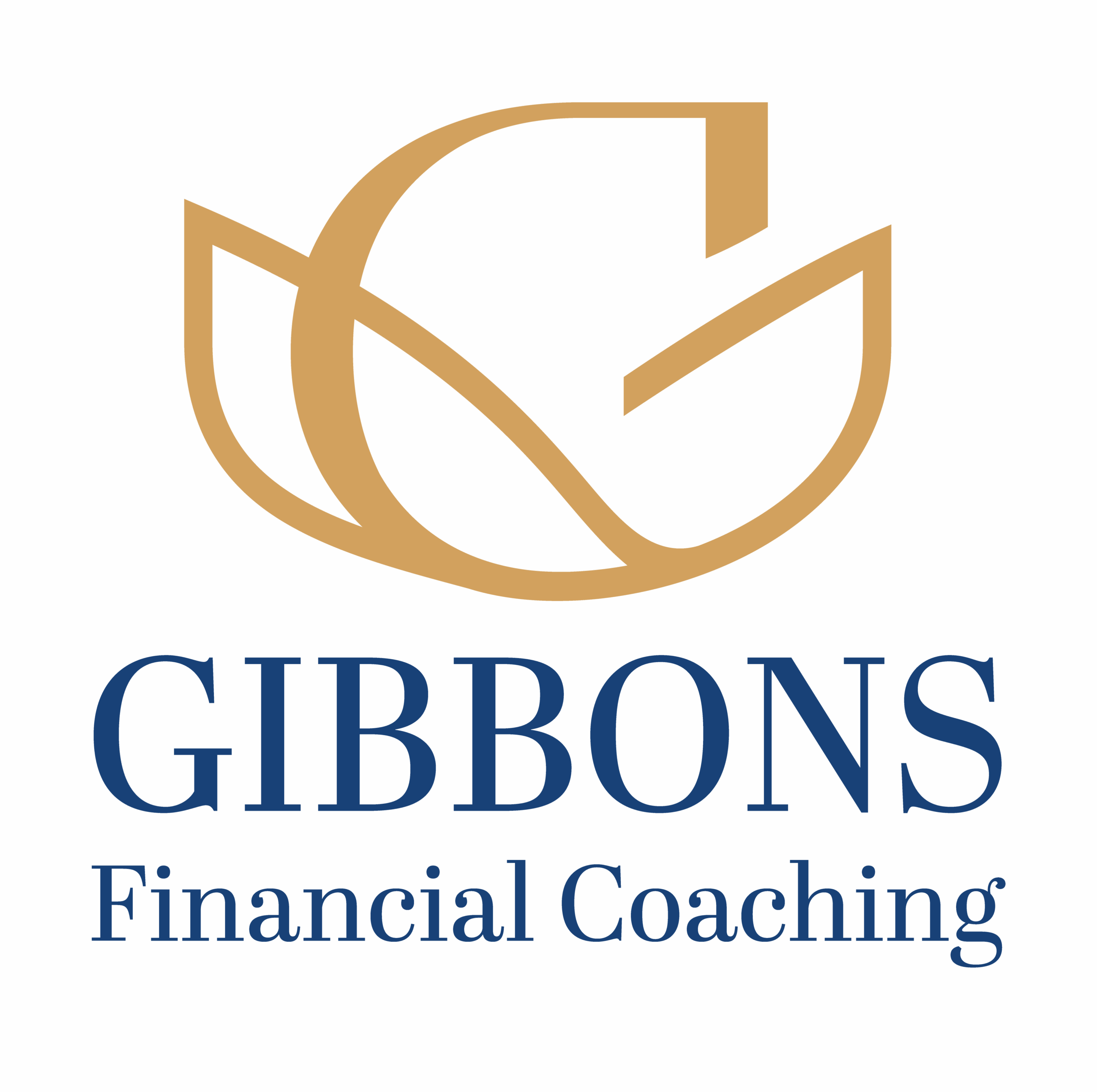 gibbons financial coaching logo with a G and a leaf